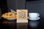 QR code menu, QR code menu sign, Wooden qr cod sign, Video, q-100