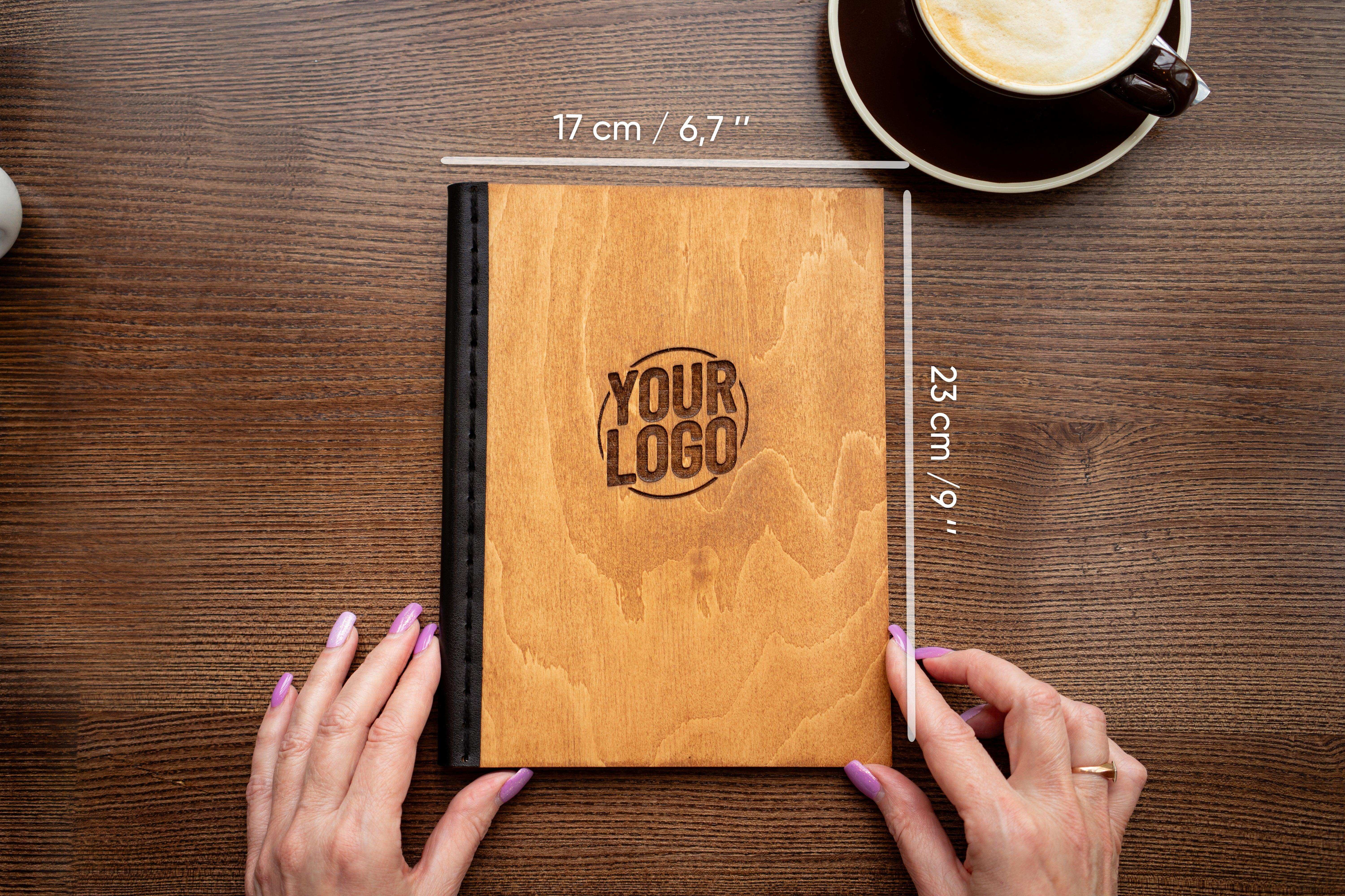 Classic Wooden Menu Cover for Restaurants, Video - Image 1