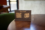 Personalized Wooden QR Code Sign