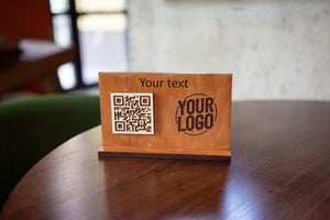 Custom Wooden QR Code Sign, Video - Image 5