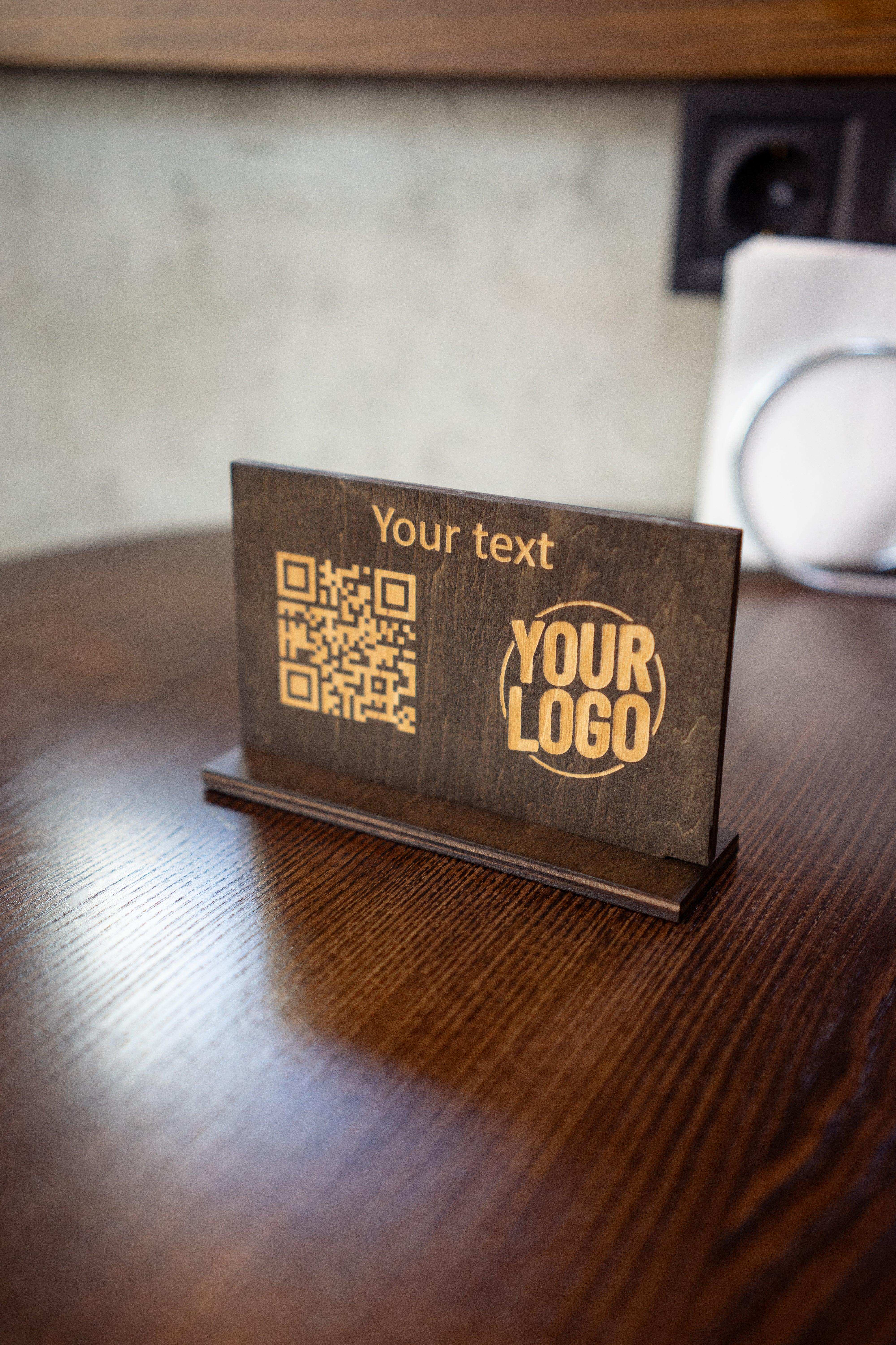 Personalized Wooden QR Code Sign - Image 6