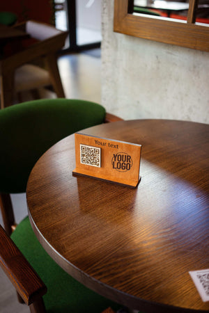 Custom Wooden QR Code Sign - Image 7