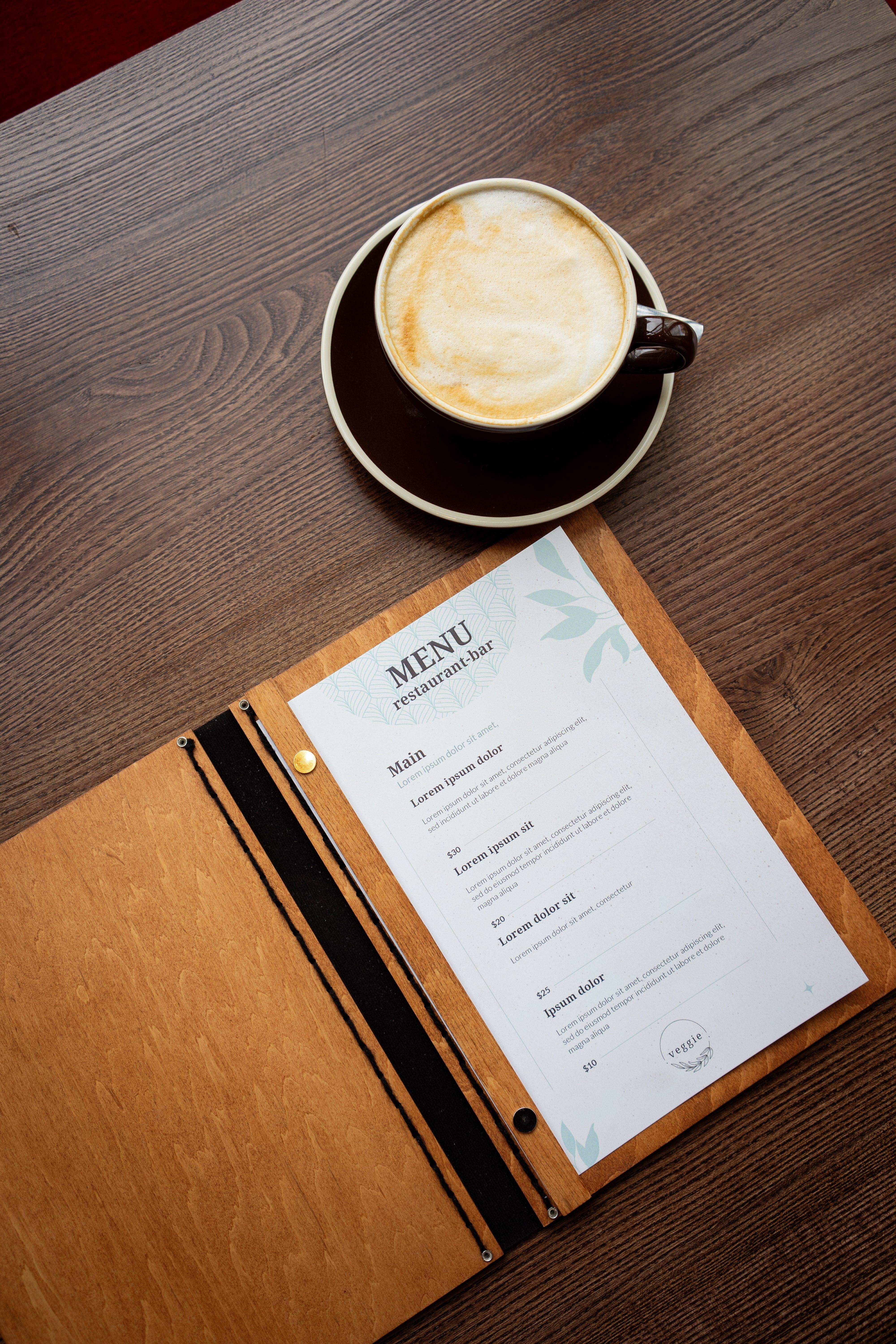 Classic Wooden Menu Cover for Restaurants - Image 3