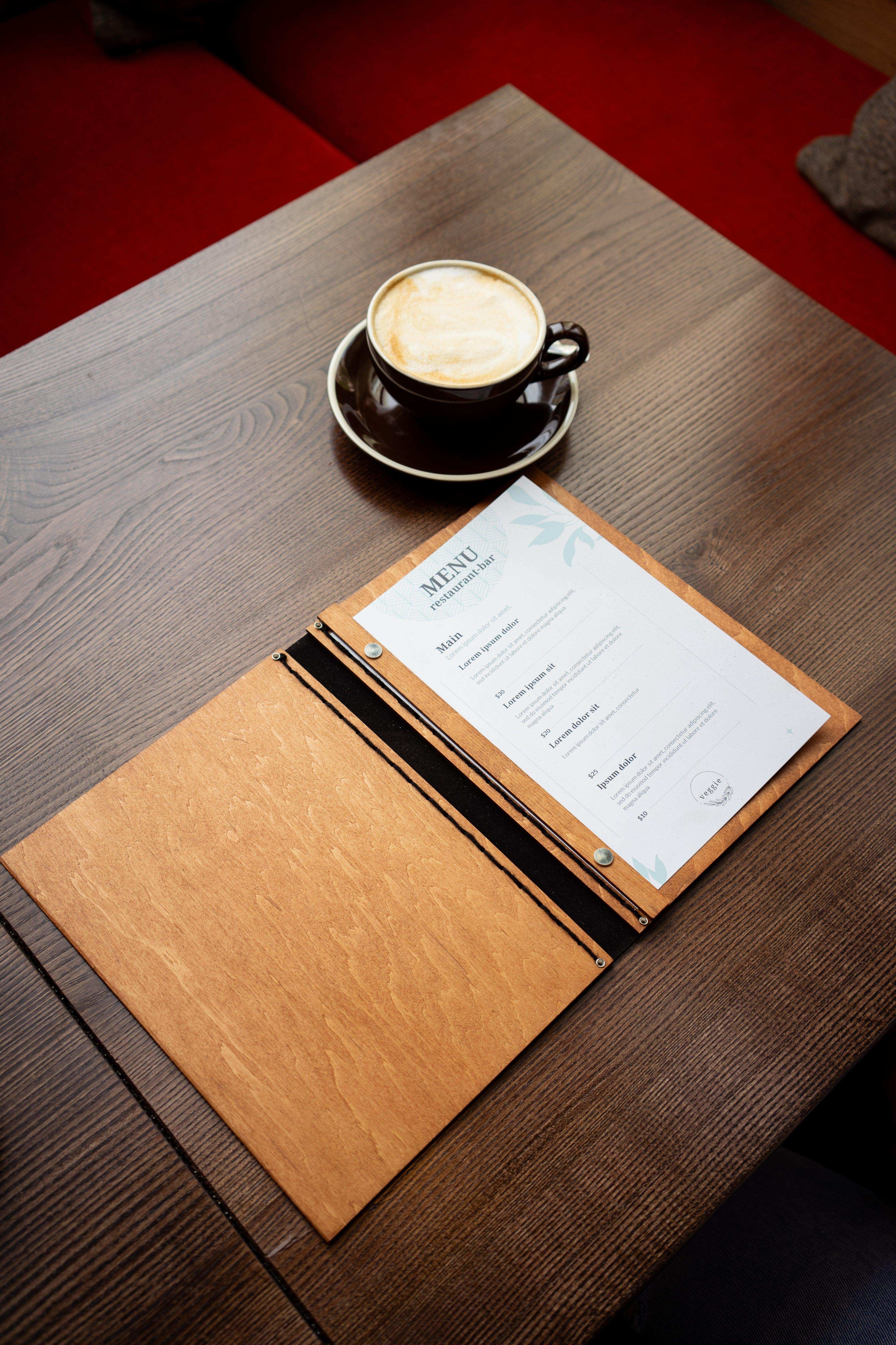 Classic Wooden Menu Cover for Restaurants - Image 4