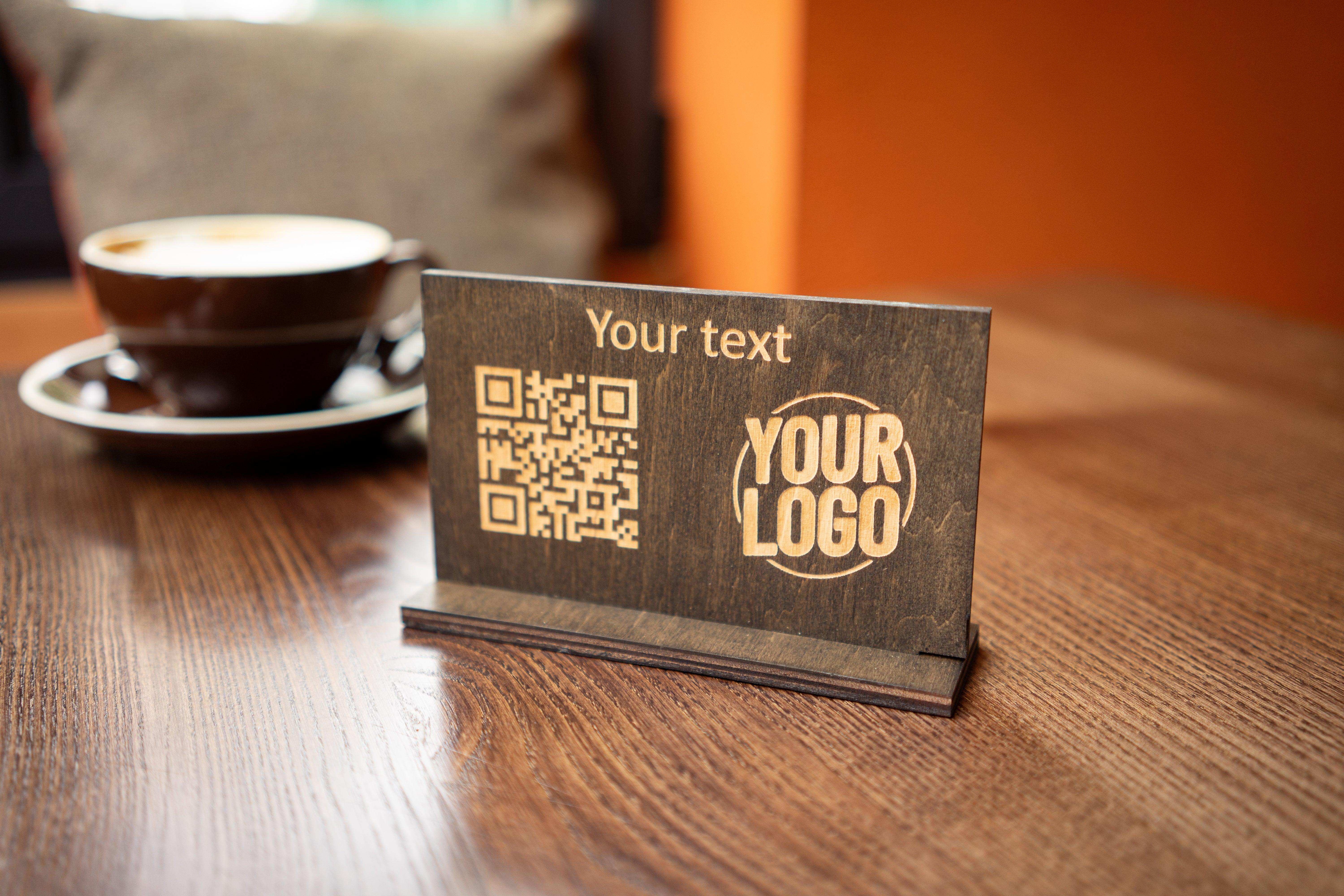 Personalized Wooden QR Code Sign - Image 9