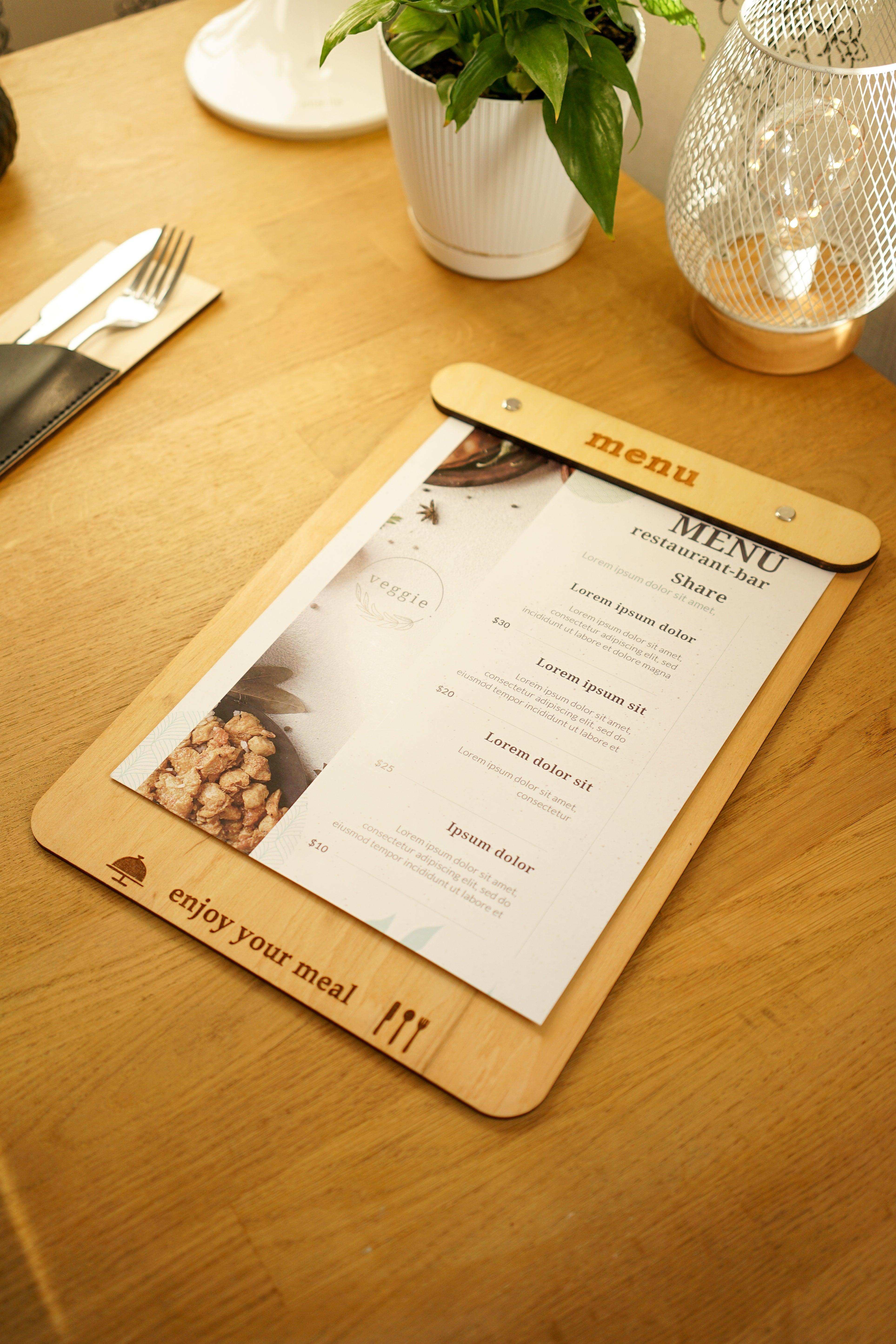 Wooden Drink Menu Board for Bars and Restaurants, Video - Image 4