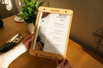 Wooden Drink Menu Board for Bars and Restaurants, Video