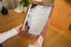 Custom Wooden Menu with Free Engraving, Video - Image 6