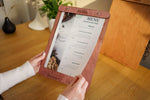 Custom Wooden Menu with Free Engraving, Video - Image 7