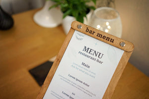 Wooden Bar Menu and Wine List Holder - Image 8