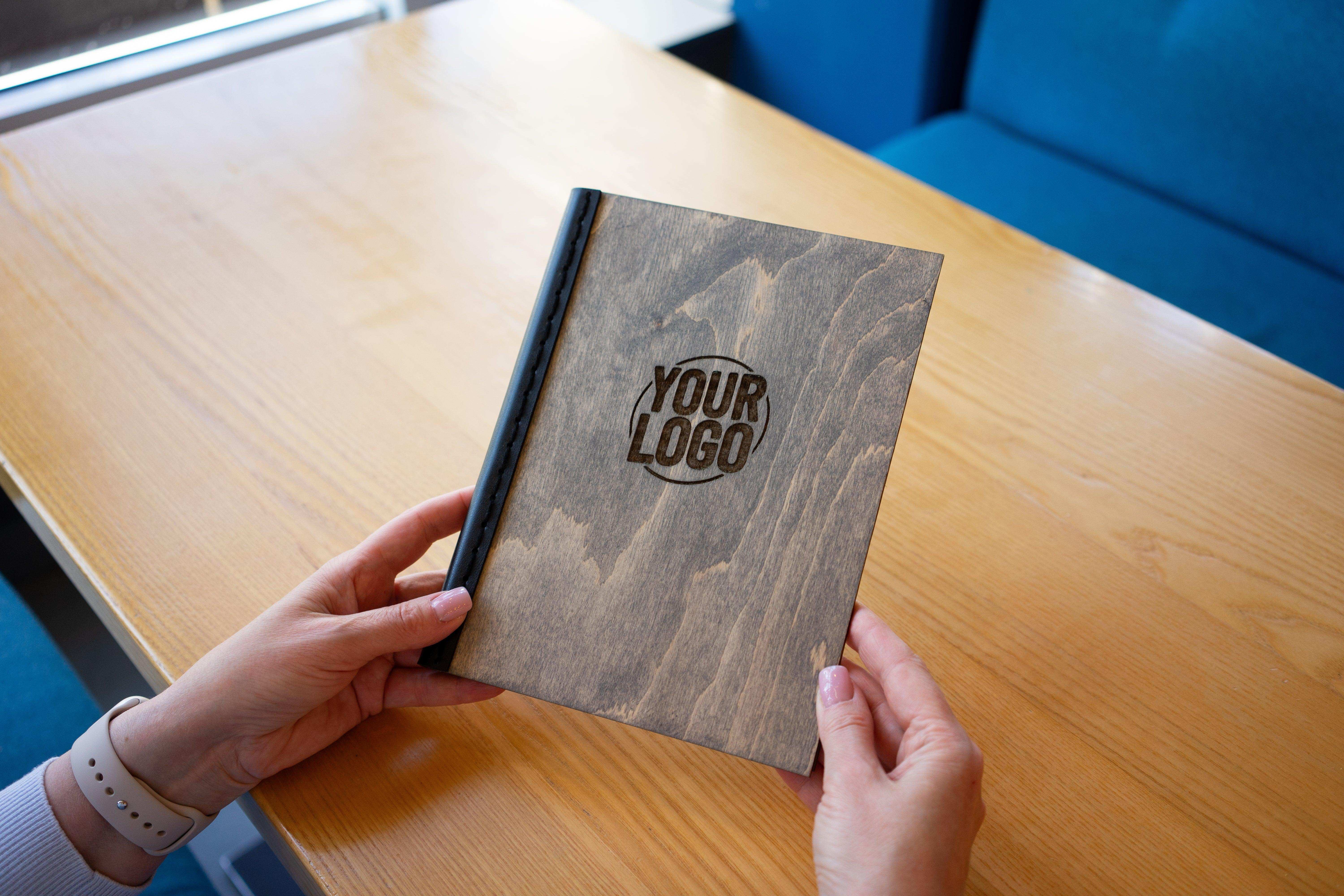 Customizable Wooden Restaurant Menu Holder - Image 6