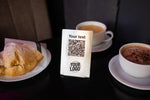 Engraved Metal QR Sign – Perfect for Menus and Wi-Fi in Cafes, Video, qm-101