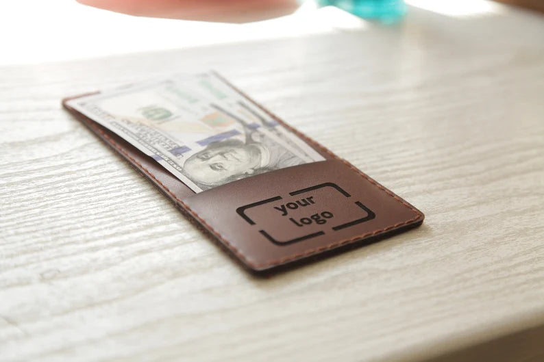 Check Holder, Eco Leather Check Presenter, FREE ENGRAVING - Image 5