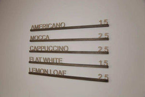 Wooden Wall Menu Board for Cafes and Bakeries - Image 4