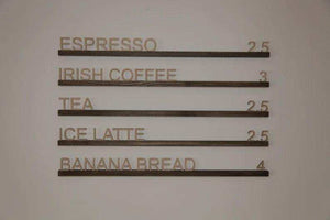 Wooden Wall Menu Board for Cafes and Bakeries - Image 5