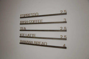 Wooden Wall Menu Board for Cafes and Bakeries - Image 7