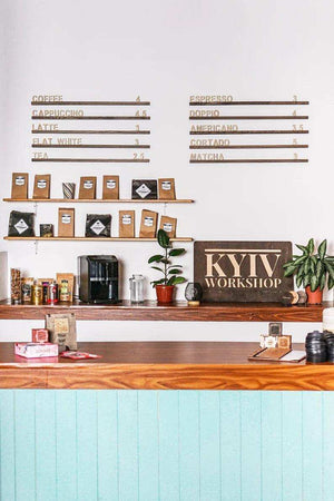 Wooden Coffee Shop Wall Menu Board - Image 5