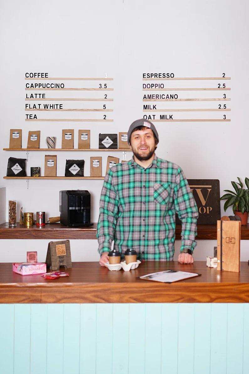 Clear Wall Menu Board with Wood Frame - Image 7