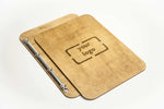 Vintage Menu Folder with Free Personalization and Brass Hinges, Video - Image 3