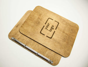 Vintage Menu Folder with Free Personalization and Brass Hinges, Video - Image 5