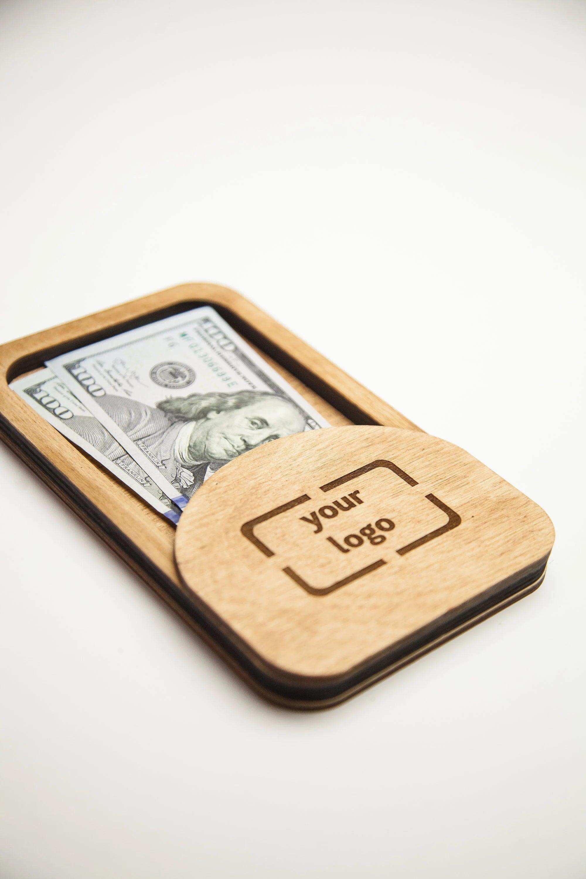 Deluxe Wooden Check Presenter for Restaurants - Image 5