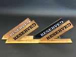 Reserved Table Sign, Wooden Rustic Board, Restaurant Decor, Wood Reserved Sign, Wood Sign, FREE ENGRAVING