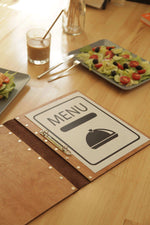 Custom Menu Cover with Changeable Sheets for Restaurants - Image 1