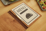 Engraved Menu Cover with Free Engraving and Dark Finish - Image 10