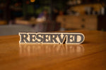 Custom Wooden Reserved Sign for Cafes and Hotels - Image 6