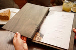 Engraved Wooden Menu Holder with Custom Options for Restaurants - Image 10