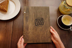 Engraved Wooden Menu Holder with Custom Options for Restaurants - Image 4