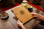 Wooden Menu Cover, Guest book A4 A5 Custom Size, Personalized Clipboard for Wedding Menu