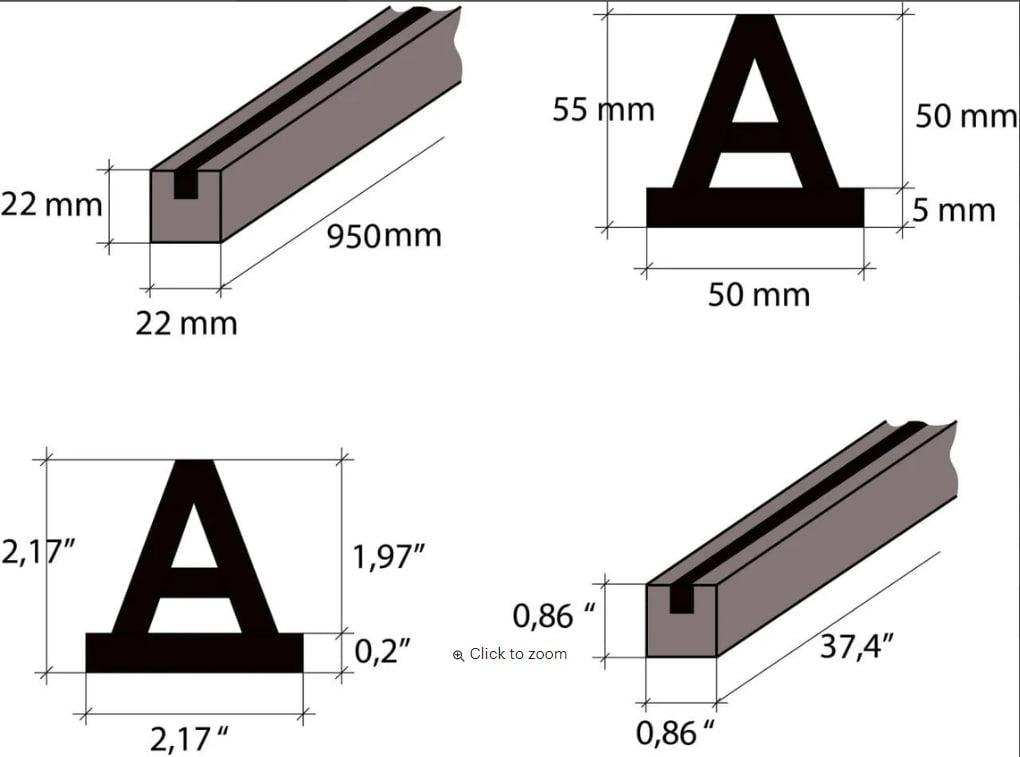 Changeable Wooden Wall Menu Rails, Video - Image 2