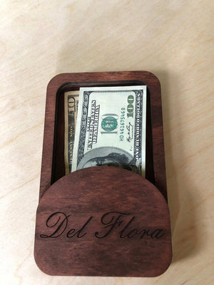 Custom Wooden Check Presenter with Free Engraving, Video - Image 1