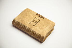 Engraved Wooden Check Presenter, Video - Image 1