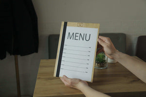 Classic Wooden Restaurant Menu Cover - Image 1