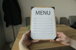 Stylish Wooden Menu Cover