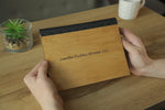 Personalized Wooden A5 Menu Cover for Restaurants - Image 1